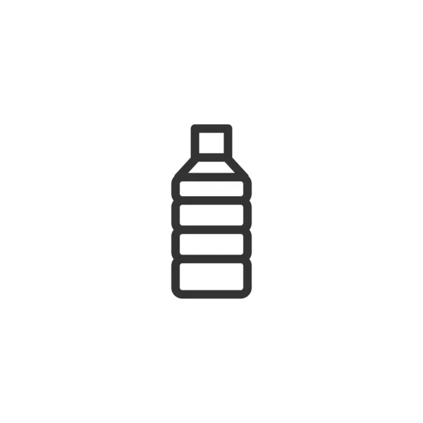 Ícone Garrafa Símbolo Bebida Moderno Simples Vetor Ícone Para Design — Vetor de Stock