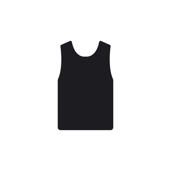 Ícone Colete Isolado Fundo Branco Vestuário Símbolo Moderno Simples Vetor —  Vetores de Stock
