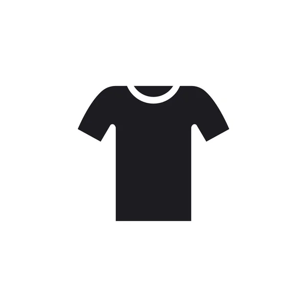 Icono Camiseta Aislada Sobre Fondo Blanco Símbolo Ropa Moderno Simple — Vector de stock