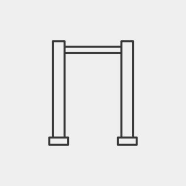 Çene yukarı simgesi arka planda izole edildi. Web sitesi tasarımı için modern, basit, vektör, simge çalışması, mobil uygulama, ui. Vektör İllüstrasyonu