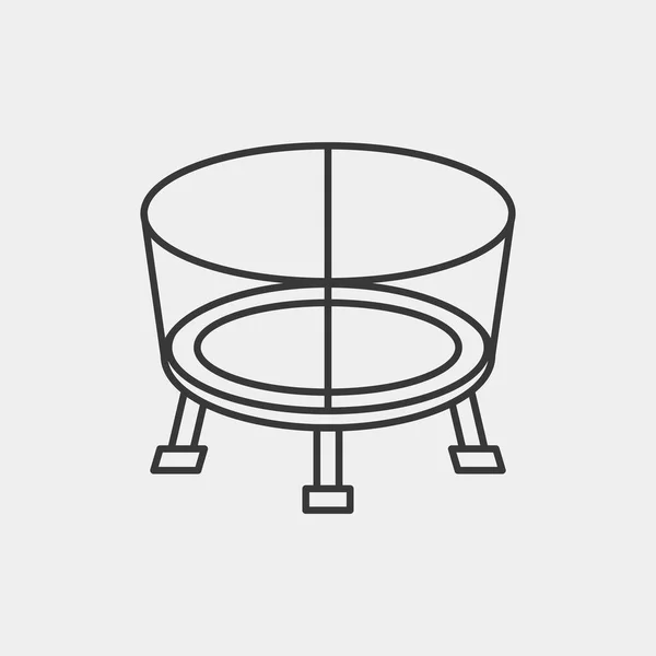 Trampolin Symbol Isoliert Auf Dem Hintergrund Springen Symbol Modern Einfach — Stockvektor