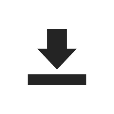 Simge indir. Web sitesi tasarımı için modern, basit, vektör, simge, mobil uygulama, ui. Vektör İllüstrasyonu