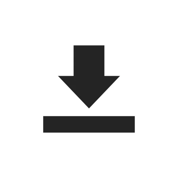 Télécharger Icône Flèche Vers Bas Symbole Moderne Simple Vectoriel Icône — Image vectorielle