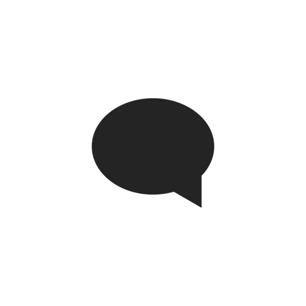 Значок Пузырь Чата Текстовый Символ Современный Простой Векторный Иконка Дизайна — стоковый вектор