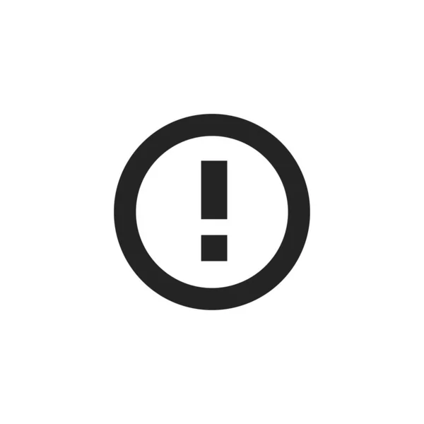Fehlersymbol Achtung Symbol Modern Einfach Vektor Symbol Für Website Design — Stockvektor