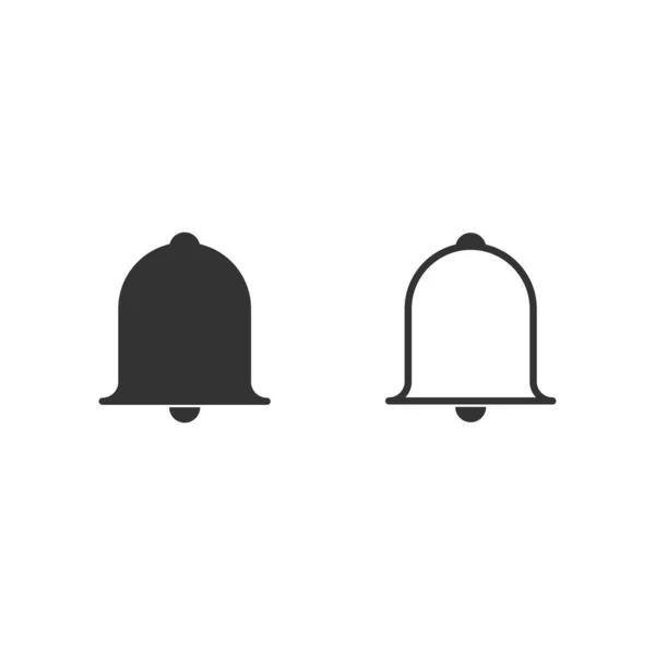 Glockensymbol Isoliert Auf Weißem Hintergrund Benachrichtigungssymbol Modern Einfach Vektor Symbol — Stockvektor