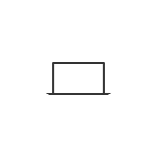 Значок Ноутбука Символ Современности Простоты Вектора Значок Дизайна Сайта Мобильного — стоковый вектор
