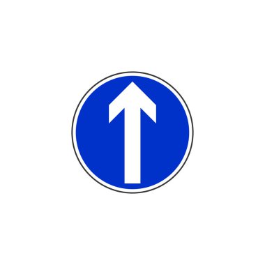 Arrow vertical road sign icon. Traffic signs symbol modern, simple, vector, icon for website design, mobile app, ui. Vector Illustration