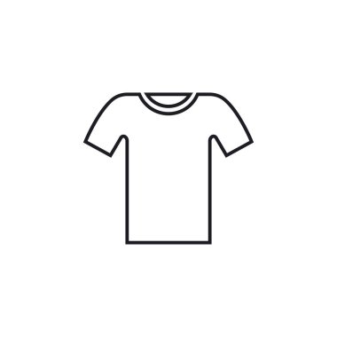 Tişört ikonu. İnternet sitesi tasarımı için modern, basit, vektör simgesi, mobil uygulama, ui. Vektör İllüstrasyonu