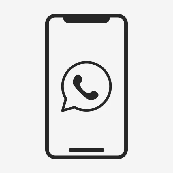 Arkaplanda akıllı telefon simgesi izole edildi. Gadget sembolü modern, basit, vektör, web sitesi tasarımı için simge, mobil uygulama, ui. Vektör İllüstrasyonu