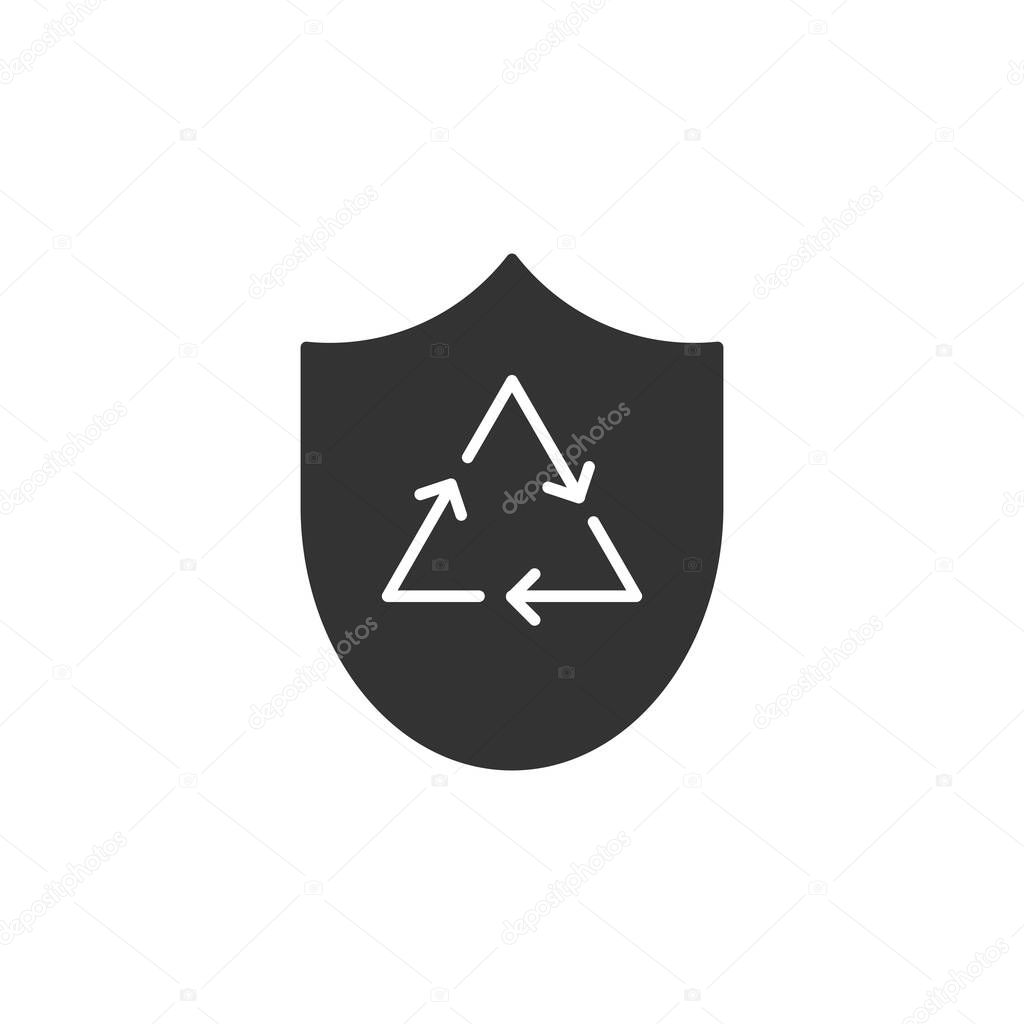 Eco protection icon isolated on white background. The environment symbol modern, simple, vector, icon for website design, mobile app, ui. Vector Illustration