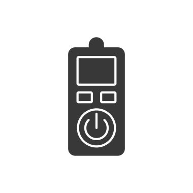 Uzaktan kumanda simgesi. Web sitesi tasarımı için modern, basit, vektör, simge, mobil uygulama, ui. Vektör İllüstrasyonu