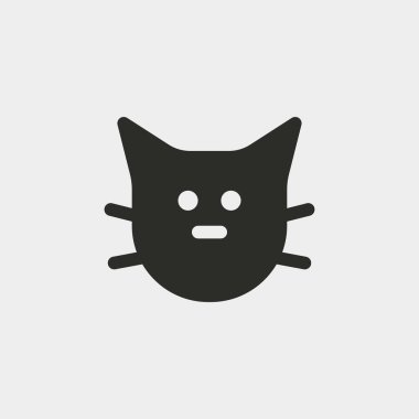 Cat icon isolated on background. Pussy symbol modern, simple, vector, icon for website design, mobile app, ui. Vector Illustration