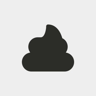 Poop icon isolated on background. Shit symbol modern, simple, vector, icon for website design, mobile app, ui. Vector Illustration
