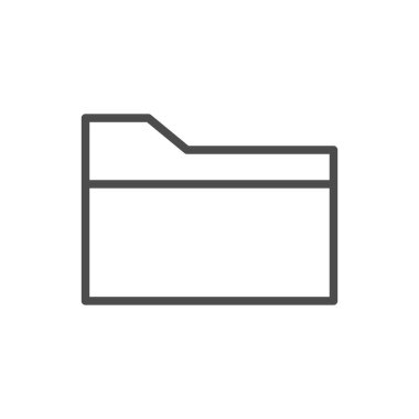 Belge simgesi beyaz arkaplanda izole edildi. Dizin sembolü modern, basit, vektör, web sitesi tasarımı için simge, mobil uygulama, ui. Vektör İllüstrasyonu