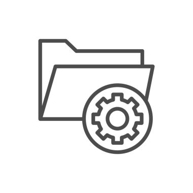 Belge simgesi beyaz arkaplanda izole edildi. Dizin sembolü modern, basit, vektör, web sitesi tasarımı için simge, mobil uygulama, ui. Vektör İllüstrasyonu