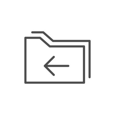 Belge simgesi beyaz arkaplanda izole edildi. Dizin sembolü modern, basit, vektör, web sitesi tasarımı için simge, mobil uygulama, ui. Vektör İllüstrasyonu