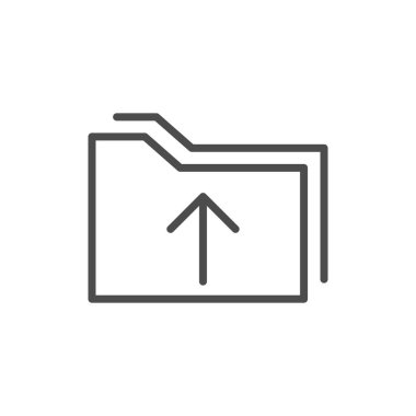 Belge simgesi beyaz arkaplanda izole edildi. Dizin sembolü modern, basit, vektör, web sitesi tasarımı için simge, mobil uygulama, ui. Vektör İllüstrasyonu