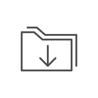 Belge simgesi beyaz arkaplanda izole edildi. Dizin sembolü modern, basit, vektör, web sitesi tasarımı için simge, mobil uygulama, ui. Vektör İllüstrasyonu