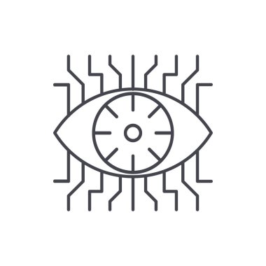 Göz simgesi. Görme sembolü modern, basit, vektör, web sitesi tasarımı için simge, mobil uygulama, ui. Vektör İllüstrasyonu