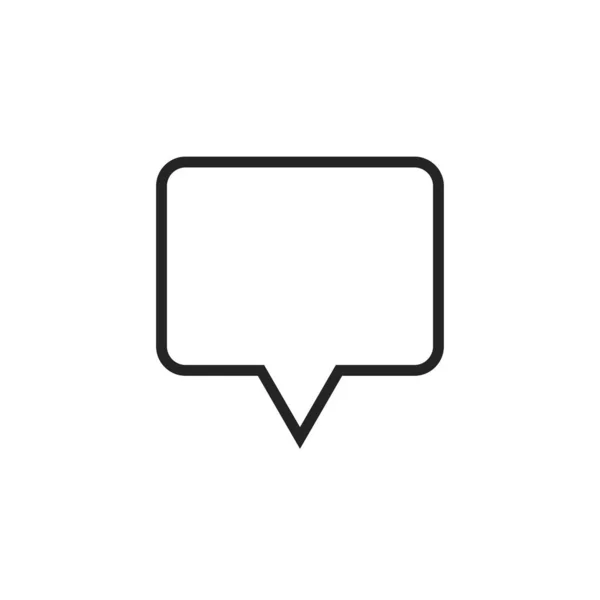 Значок Речевого Пузыря Символ Chat Современный Простой Векторный Значок Дизайна — стоковый вектор