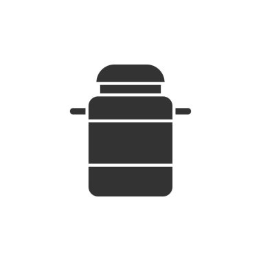 Beyaz arkaplanda izole edilmiş vazo simgesi. İnternet sitesi tasarımı için modern, basit, vektör, simge, mobil uygulama, ui. Vektör İllüstrasyonu