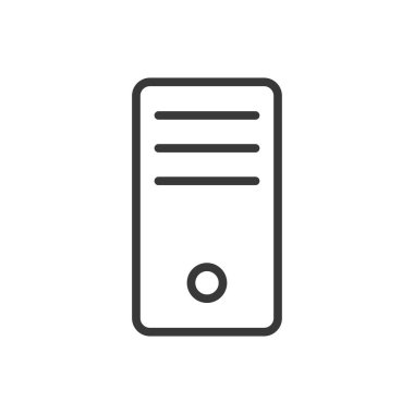 İşlemci simgesi. İşlemci sembolü modern, basit, vektör, web sitesi tasarımı için simge, mobil uygulama, ui. Vektör İllüstrasyonu