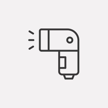 Kamera flaş simgesi arka planda izole edildi. Fotoğraf sembolü modern, basit, vektör, web sitesi tasarımı için simge, mobil uygulama, ui. Vektör İllüstrasyonu