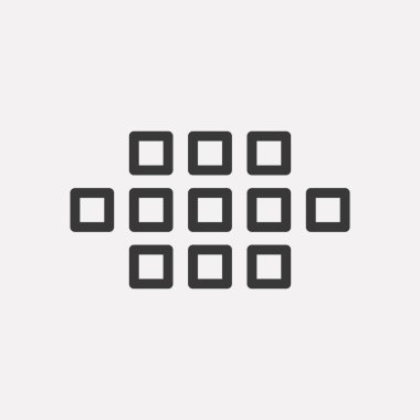 Arkaplanda rakam simgesi izole edildi. Fotoğraf sembolü modern, basit, vektör, web sitesi tasarımı için simge, mobil uygulama, ui. Vektör İllüstrasyonu