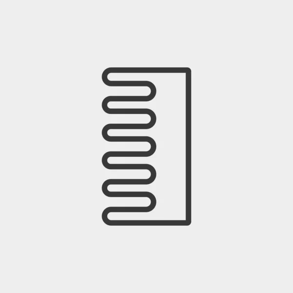 Гнучка Піктограма Ізольована Тлі Символ Пензля Волосся Сучасний Простий Векторний — стоковий вектор