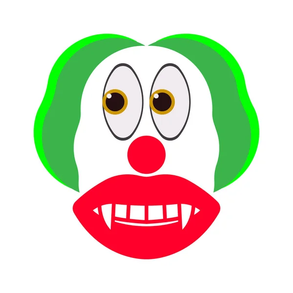 Εικονίδιο Emoji Joker Απομονώνεται Λευκό Φόντο Σύμβολο Κλόουν Σύγχρονο Απλό — Διανυσματικό Αρχείο
