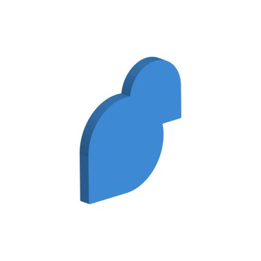 Beyaz arkaplanda konuşma balonu simgesi izole edildi. Sohbet sembolü modern, basit, vektör, web sitesi tasarımı için simge, mobil uygulama, ui. Vektör İllüstrasyonu