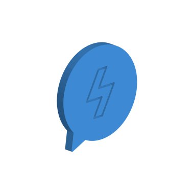 Beyaz arkaplanda konuşma balonu simgesi izole edildi. Sohbet sembolü modern, basit, vektör, web sitesi tasarımı için simge, mobil uygulama, ui. Vektör İllüstrasyonu