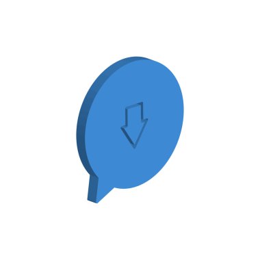 Beyaz arkaplanda konuşma balonu simgesi izole edildi. Sohbet sembolü modern, basit, vektör, web sitesi tasarımı için simge, mobil uygulama, ui. Vektör İllüstrasyonu