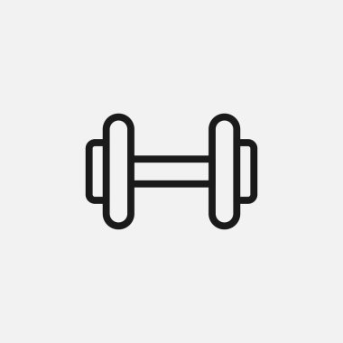 Mankafa simgesi arka planda izole edildi. Kettlebell sembolü modern, basit, vektör, web sitesi tasarımı için simge, mobil uygulama, ui. Vektör İllüstrasyonu