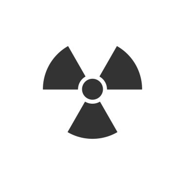 Radiation icon isolated on white background. Hazard symbol modern, simple, vector, icon for website design, mobile app, ui. Vector Illustration