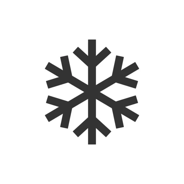 Snowflake Icon Isolated White Background Winter Symbol Modern Simple Vector — Διανυσματικό Αρχείο