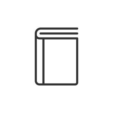 Beyaz arka planda izole edilmiş iki kitap simgesi. Eğitim sembolü modern, basit, vektör, web sitesi tasarımı için simge, mobil uygulama, ui. Vektör İllüstrasyonu