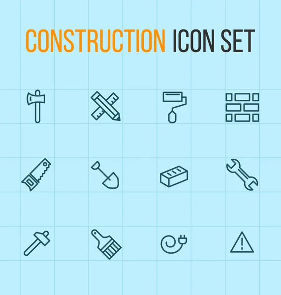 Conjunto de icono de construcción — Archivo Imágenes Vectoriales