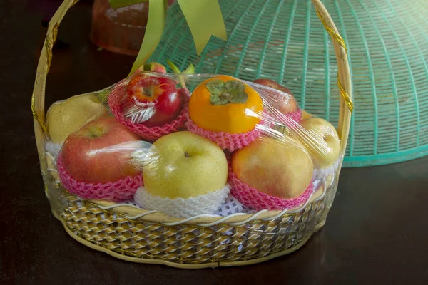 Healthy fresh fruit gift basket