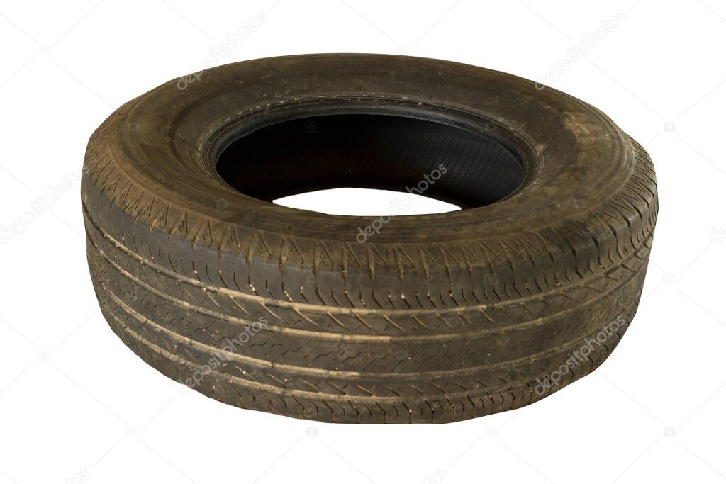tire car wheels isolated on a white background.