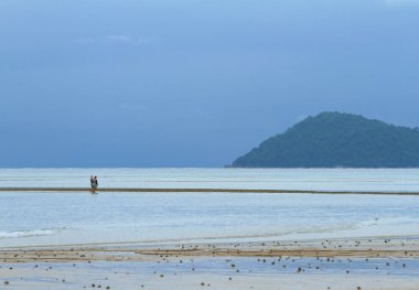 Kumsal ve sabah sisi Tayland 'da güzel