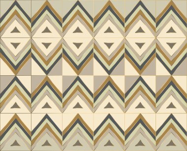 Yüzey tasarımı için tekrarlayan elementlerle kusursuz geometrik desen