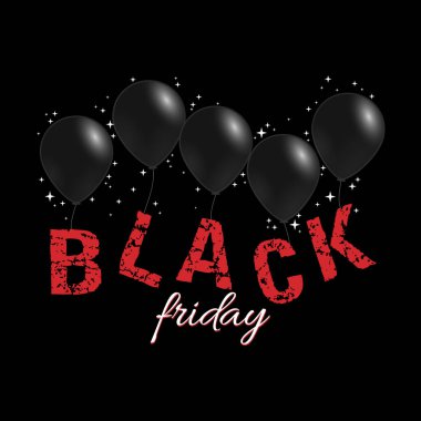 Kara Cuma afişi. Siyaha özel teklif ve indirim afişi. Sezon indirimi. Büyük satış alışverişi