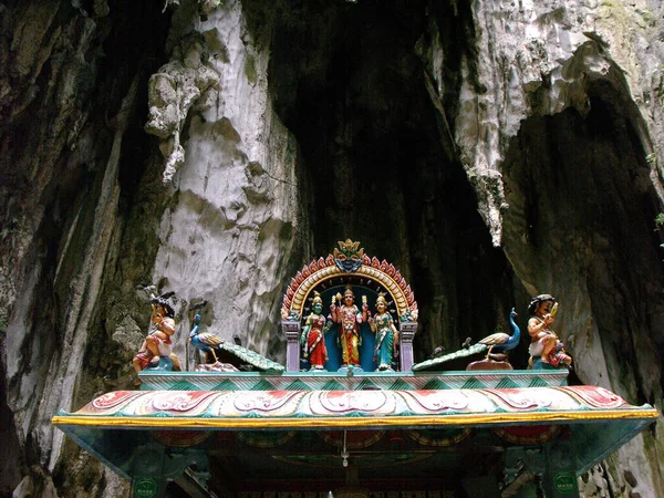 Cavernas Batu Kuala Lumpur Malásia Janeiro 2016 Esculturas Telhado Pequeno — Fotografia de Stock