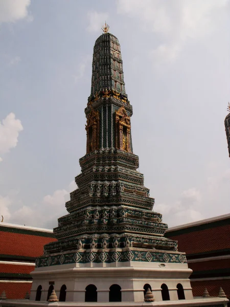 Bangkok Thailand January 2013 Stupa Royal Palace Bangkok — 图库照片