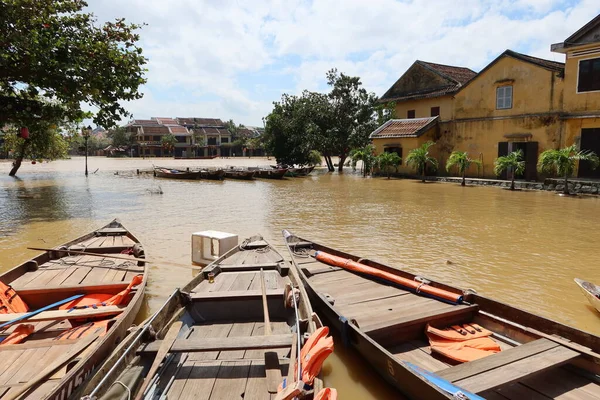 Hoi Vietnã Outubro 2020 Barcos Para Circular Pela Cidade Antiga — Fotografia de Stock