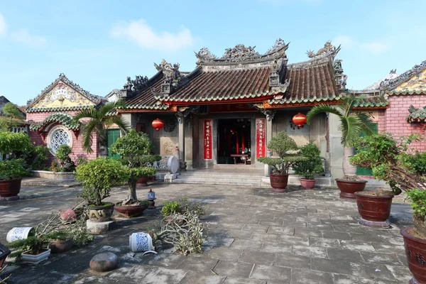 Hoi Єтнам Жовтня 2020 Facade Assembly Hall Fujian Chinese Temple — стокове фото