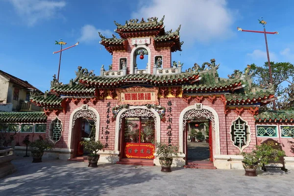 Hoi Vietnam Oktober 2020 Gate Assembly Hall Fujian Chinese Temple — Stockfoto