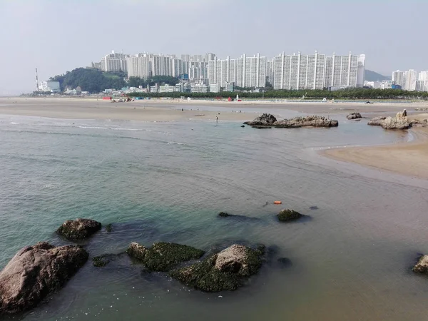 Dadaepo Busan Coreia Sul Setembro 2017 Edifícios Vistos Mirante Lado — Fotografia de Stock